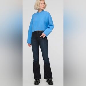 DU/ER Performance Denim High Rise Flare - Carbon Stone Sz 28x32